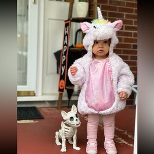 Halloween Unicorn toddler sweater/costume